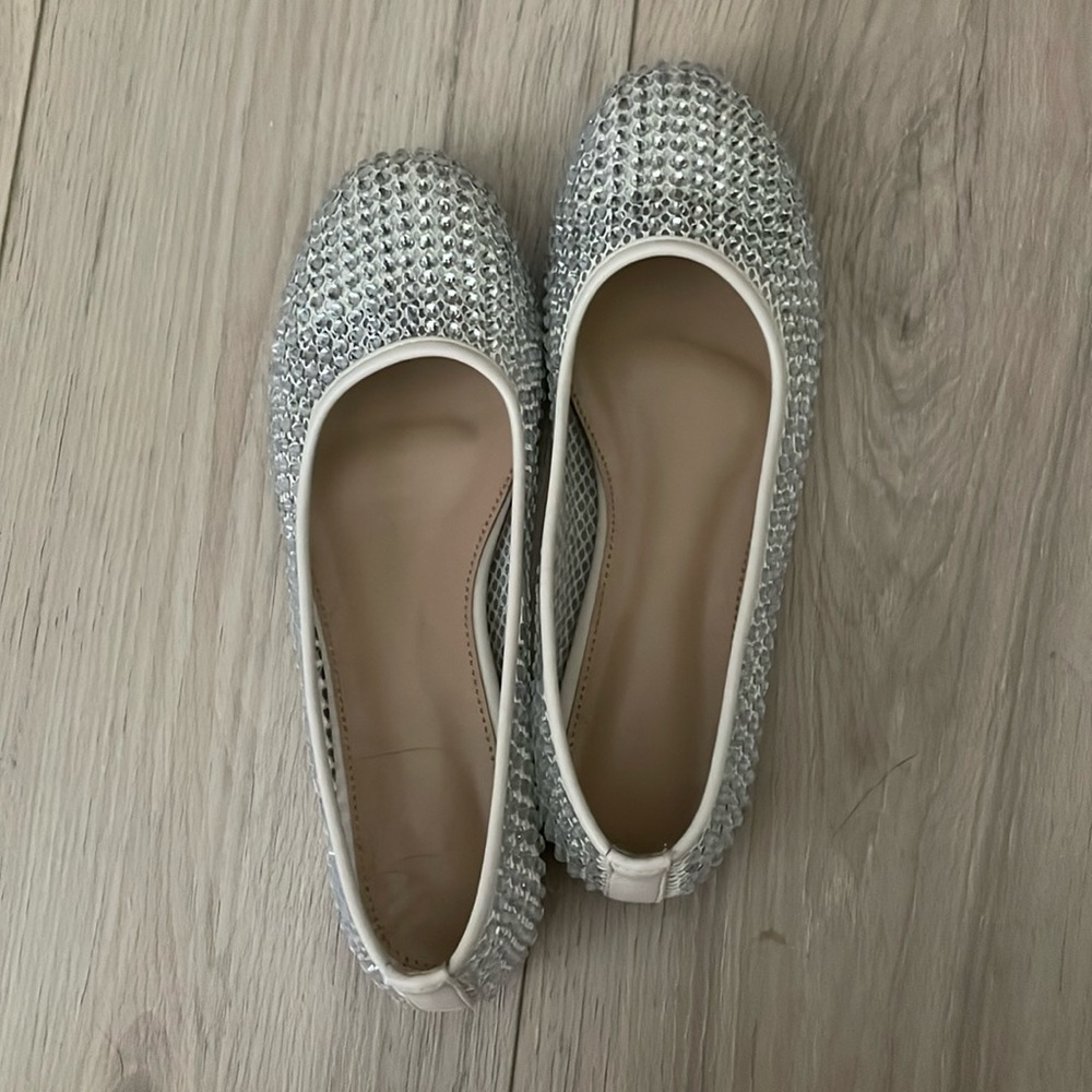 Rhinestone ballet flats
